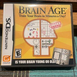 Brain Age Nintendo DS Used